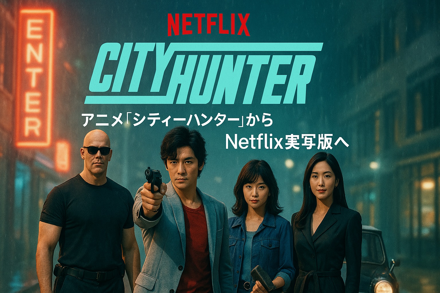 アニメ『シティーハンター』からNetflix実写版へ|歴代シリーズとの繋がりを整理 | きになること